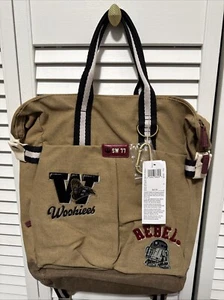 Disney Star Wars Wookies Rebel Canvas Bag Backpack - Picture 1 of 5