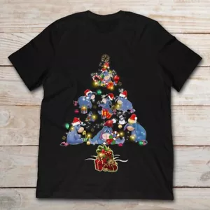 Christmas Tree Eeyore Winnie the Pooh Christmas shirt AC213 - Picture 1 of 5