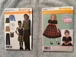 2 patrones de simplicidad ~ 4978 y 4513 ~ talla 3-6 ~ ~ ~ ~ Anuncio MP 54 - Imagen 1 de 5