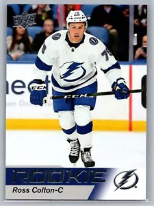 2021-22 Upper Deck NHL Star Rookies Box Set #10 Ross Colton Tampa Bay Lightning - Imagen 1 de 2