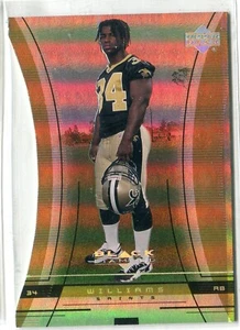 1999 UD Black Diamond Ricky Williams Diamond Die Cut Parallel RC #113 SAINTS - Picture 1 of 1