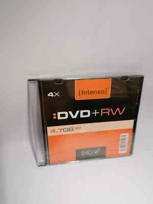 1 Stück Intenso DVD + RW , 4,7GB 4x Schreibgeschwindigkeit, Neu in Folie - Bild 1 von 2