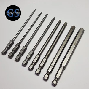 RC Car Speed Tip Hex Bit Set Allen Screw Drivers 8pcs 1.5/2/2.5/3/4/5/6/8mmx10cm - Picture 1 of 16