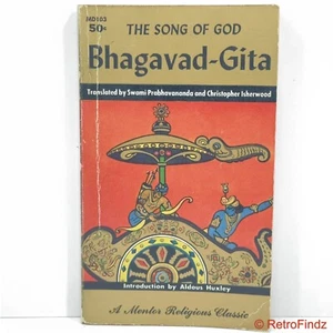The Song of God Bhagavad-Gita Mentor Paperback Book 9th printing 1962 - Picture 1 of 9