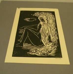 Holzschnitt, Gustav Grund 1912 Worms - 1995 Berg. Gladbach, sign., dat.,  - Bild 1 von 1