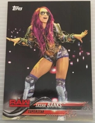 SASHA BANKS 2018 Topps WWE Then Now Forever WWE/NXT - Image 1 of 2
