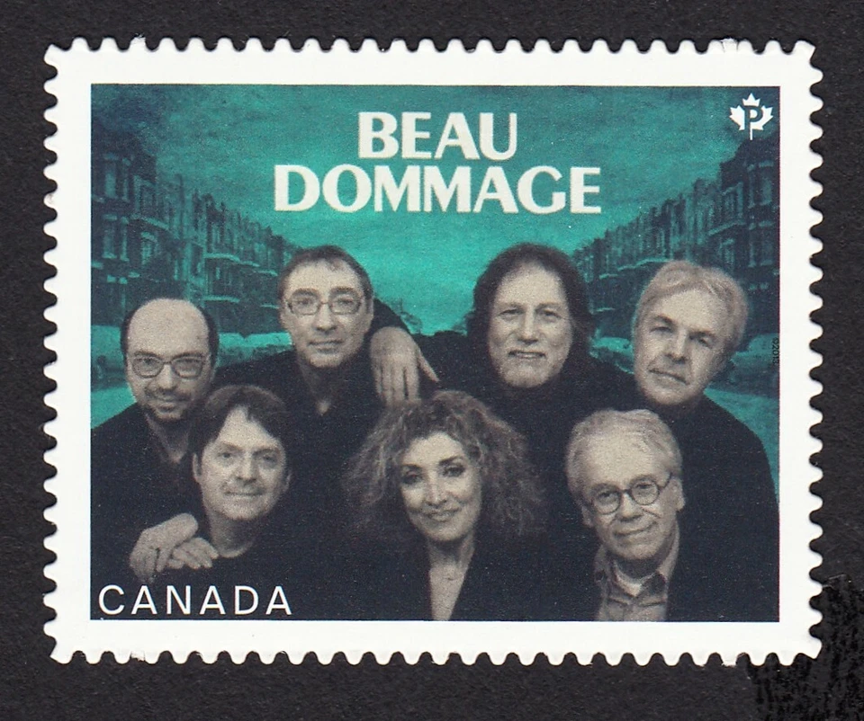 BEAU DOMMAGE = MUSIC BAND, GROUP = DIE CUT Canada 2013 #2658i MNH - Image 1 of 1