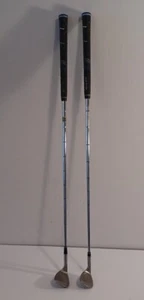 Lot of  2 lob Wedges Upswing Golf 56 degrees and Spalding Pro Caliber 60 degrees - Picture 1 of 6