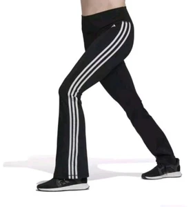 ADIDAS TRAINING ESSENTIALS FLARED LEGGINGS HL0002 WOMEN'S SZ XS BLACK NEW NWT - Picture 1 of 6
