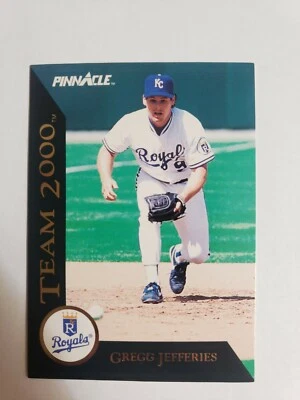 1992 Pinnacle Team 2000 Gregg Jefferies Kansas City Royals #45 - Image 1 of 2