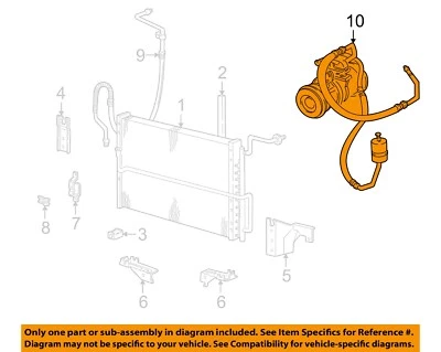 Calentador de aire acondicionado Ford OEM 94-96 E-150 Econoline Club Wagon F6UZ19D850AA Foto 1 de 2