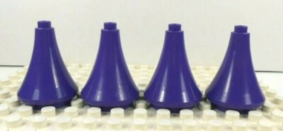 Lego Duplo Artículo Aguja/Torreta Castillo (4) Púrpura Foto 1 de 2