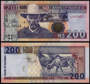 Namibia 200 Dollars (P10b) N.D. (1996) UNC - Bild 1 von 1