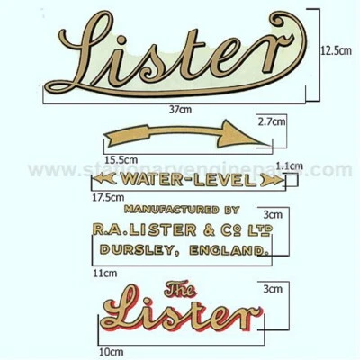 Lister Transfer Set For Lister H, J, K, L, M, N, P, Q, R, CS, CD & CE