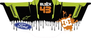 Ken Block Skin for Logitech G29 G920 G27 G25 - Custom Vinyl Decal Sticker  - Afbeelding 1 van 1