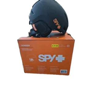 Spy+ Sender Adult's Snow Sports Helmet, Size Small- Black - Picture 1 of 3