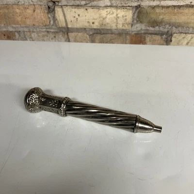 Lupa eduardiana antigua chapada en plata mango de repuesto solo VER Foto 1 de 4