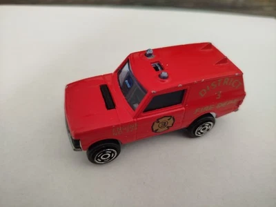 RANGE ROVER " POMPIER " 1/60 MAJORETTE TTBE+ - Photo 1/2