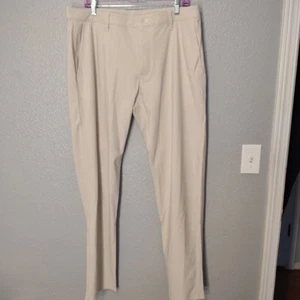 FJ FootJoy Performance Khaki Hose 36x34 Cool-Touch Stretch Light Polyester Chino - Bild 1 von 14
