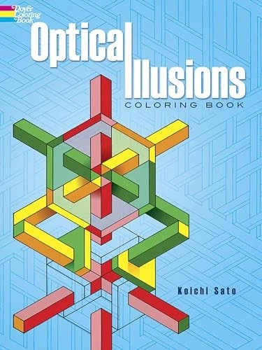 Koichi Sato - Optical Illusions Coloring Book - New Paperback - Y245z - Image 1 of 1