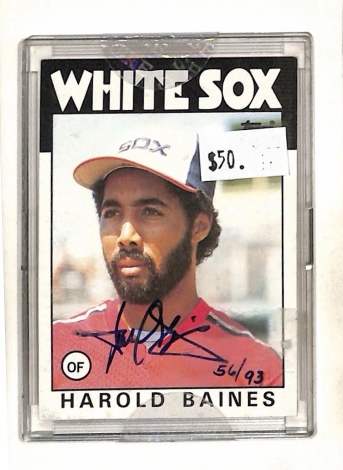 2004 Topps Originals Signature Edition - Autographs Harold Baines /93 #HB86 - Image 1 of 1