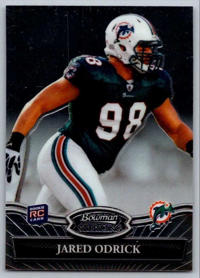 2010 Bowman Sterling Jared Odrick Rookie Miami Dolphins #20 - Image 1 of 2