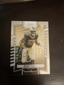 Isaiah Foskey 2023 Panini Absolute #166 Retail Rookie New Orleans Saints - Picture 1 of 2