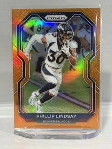 Phillip Lindsay 2020 Panini Prizm #114 Orange Prizm/249 SP Broncos - Imagen 1 de 4