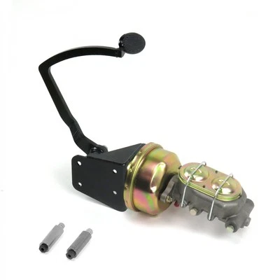 Ford 7 1932 Kit de pedal de freno de potencia única VT tambor/tambor pequeño negro pastilla ovalada Foto 1 de 4