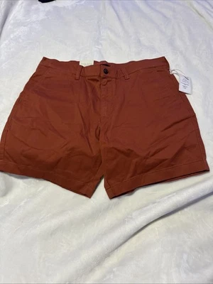 Pantalones Cortos Informales de Algodón 7” Dorados Escuela Dorados Arcilla Cabeza de Pato Para Hombre Nuevos con Etiquetas Foto 1 de 4