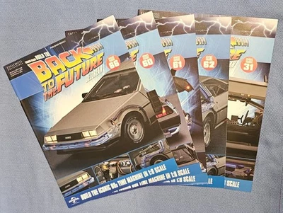 Eaglemoss Back To The Future Delorean 1:8 Scale Build 8 Kits 11 Books New Kits - Image 1 of 4
