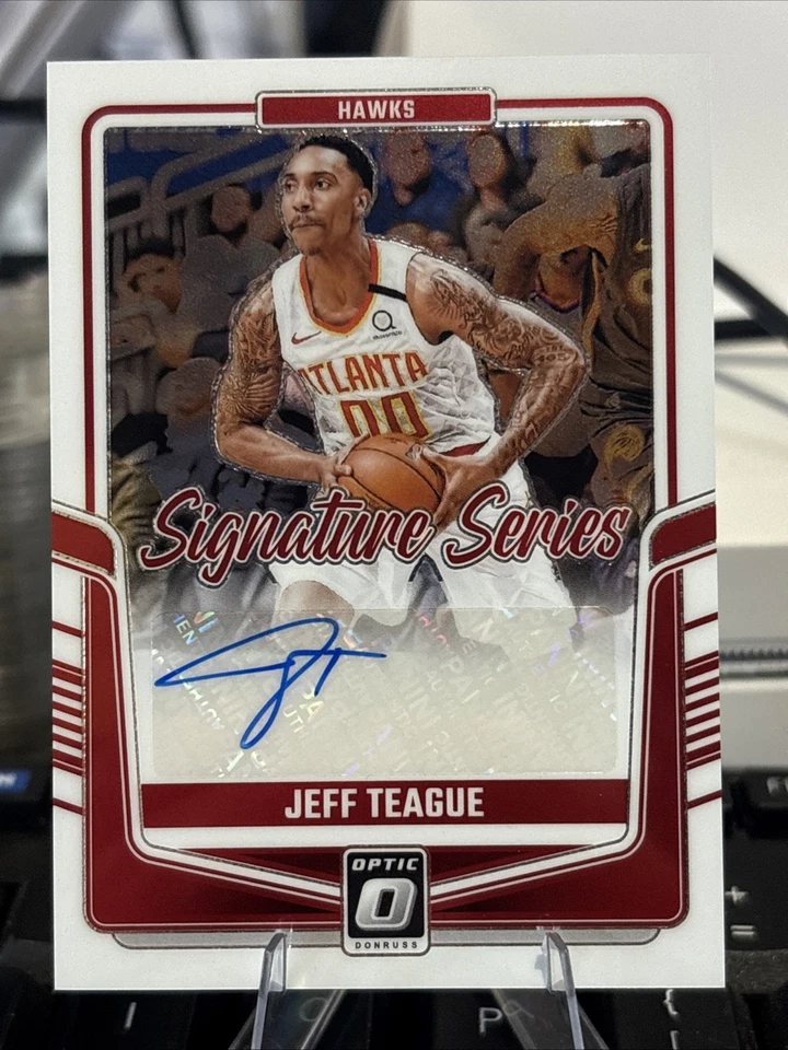 Jeff Teague Signature Series Auto 2024 Donruss Optic Panini - Image 1 of 2
