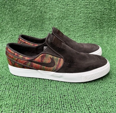 Nike Zoom Stefan Janoski Slip Premium Velvet Brown 833582-200 Men’s Size 10.5 - Image 1 of 4