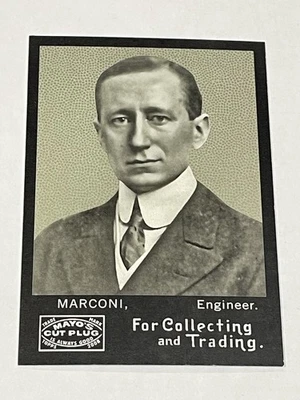 2008 Topps Mayo Football #235 - Guglielmo Marconi - Engineer - Image 1 of 2