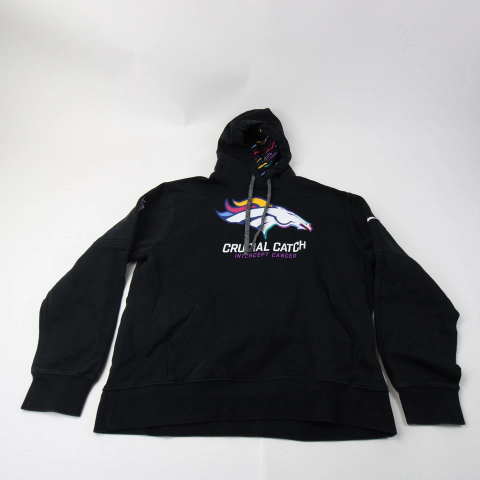 Denver Broncos Nike NFL Entrenamiento Sudadera Para Hombre Negra Usada Foto 1 de 1