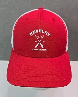 Gozzer Ranch 2024 Sombrero de Fiesta Revelry Snapback Golf Comunidad Rojo Blanco Gorra de Malla Foto 1 de 4