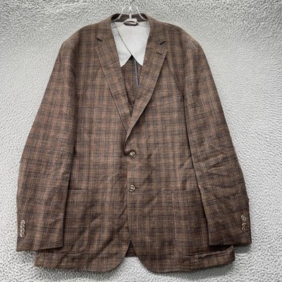 Peter Millar Sport Coat Blazer Mens 44R Blazer Jacket 2 Button Wool Linen Silk - Image 1 of 4