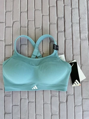 Adidas Sujetador Deportivo Alto Soporte Entrenamiento Turquesa Talla XS C-D Nuevo Con Etiquetas Foto 1 de 4
