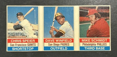 1976 Hostess Panels 82/83/84 CHRIS SPEIER / DAVE WINFIELD / MIKE SCHMIDT - LQQK - Image 1 of 2