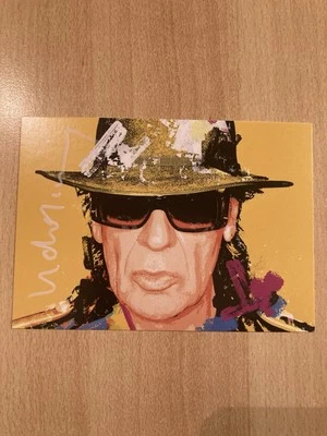 Udo Lindenberg Autogrammkarte Original Signiert - Bild 1 von 2