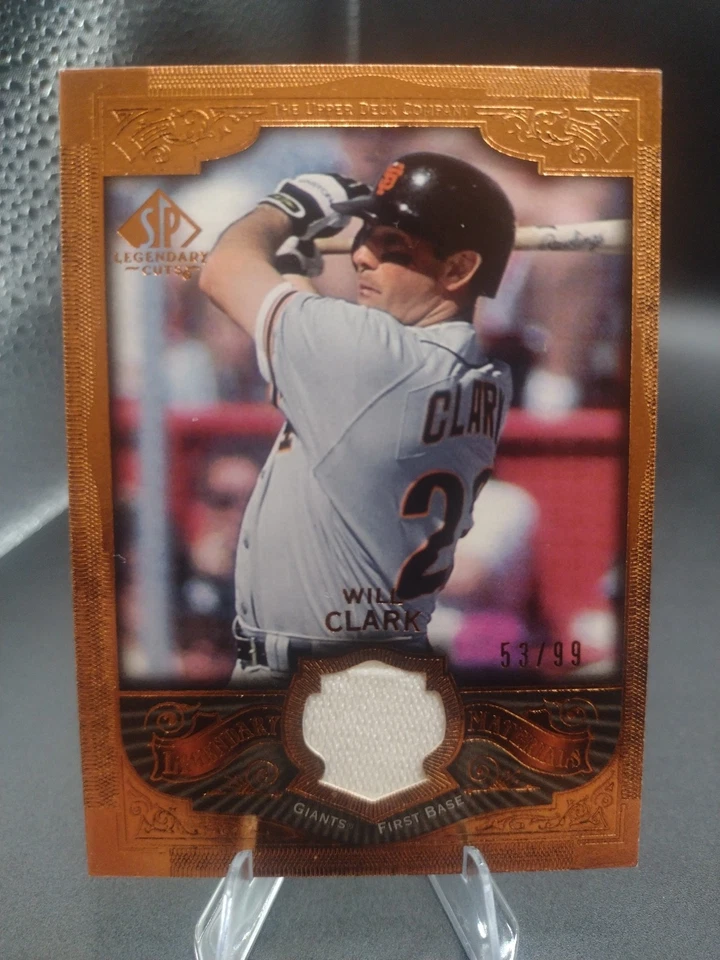 Upper Deck Legendary Materials Will Clark 2006 #LM-WC2 53/99 Foto 1 de 2