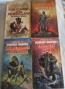 Horseclans Robert Adams #15 &16 Odyssey & Coming of Horseclans Buch Konvolut Rarität - Bild 1 von 4