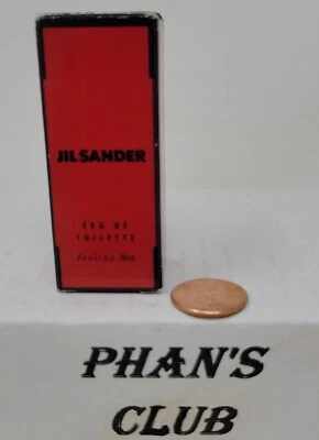 Jil Sander Feeling Man miniatura 0,23 fl. oz. EDT Splash - Imagem 1 de 3