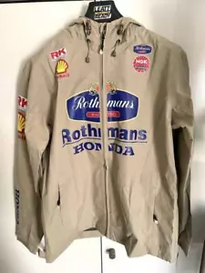 Rothmans honda HRC MotoGP Jacket Hoodie Size L Near Mint limited Near Mint JAP - Picture 1 of 2