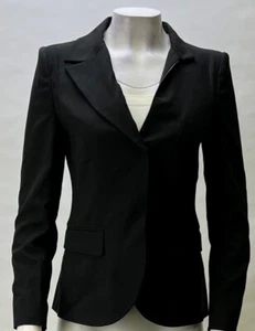 Philosophy Di Alberta Ferretti Women's Jacket Black Size USA 6 Retail $495 USED - Picture 1 of 7