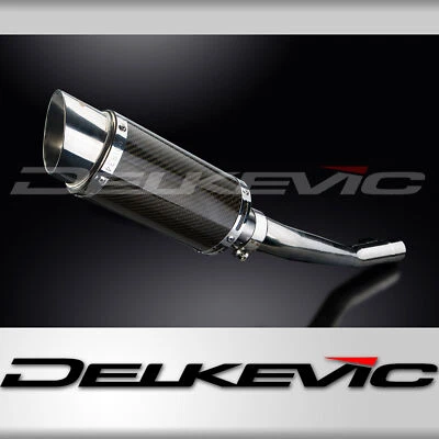 Suzuki GSF1200 Bandit 1995-2005 Slip On 8" Round Carbon Exhaust Muffler Kit - Image 1 of 4