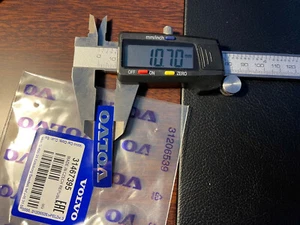 VOLVO Steering Wheel Airbag Emblem Badge Metal Sticker Logo Replace new GENUINE - Picture 1 of 10