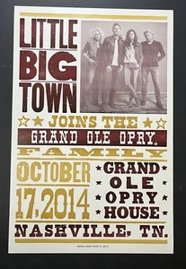 2014-10-17 Hatch Show Estampado ""Little Big Town"" se une a la familia Grand Ole Opry" - Imagen 1 de 1