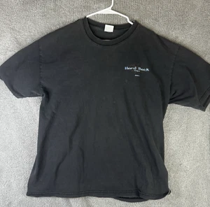Hard Rock Cafe Maui Camicia Uomo Extra Large Grafica Maglietta Nera Hawaii Difetti DESC - Foto 1 di 8