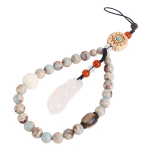 Perle Handy Kette Telefon Lanyard Quaste Handgelenk Lanyard Handgelenk Gurt - Zdjęcie 1 z 12